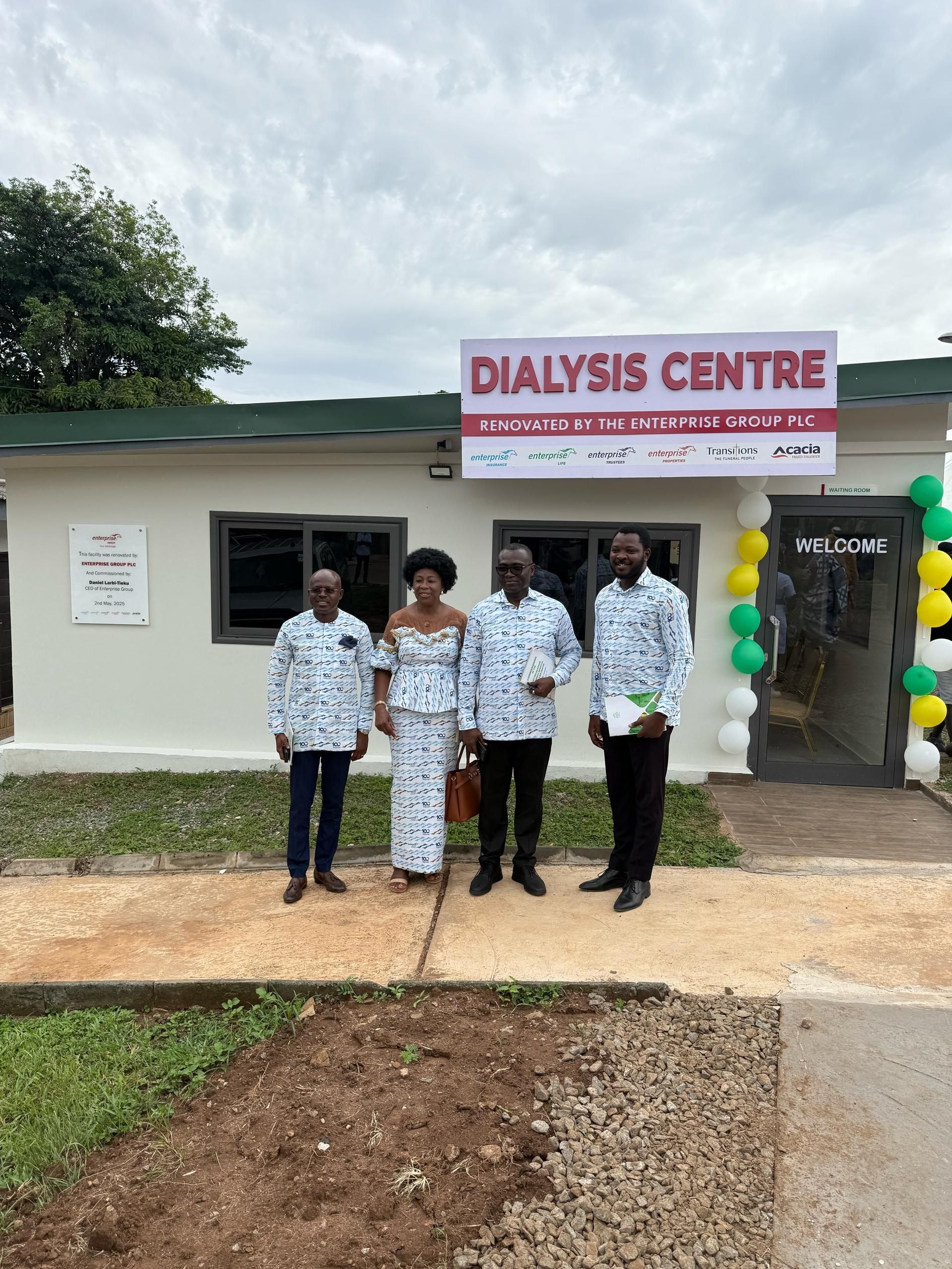 Enterprise Group supports new Dialysis Centre at Tetteh Quarshie Hospital, Mampong Akuapem