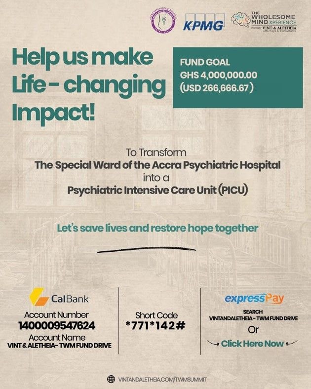The Wholesome Mind Xperience leads effort to rebuild Accra Psychiatric Special Ward