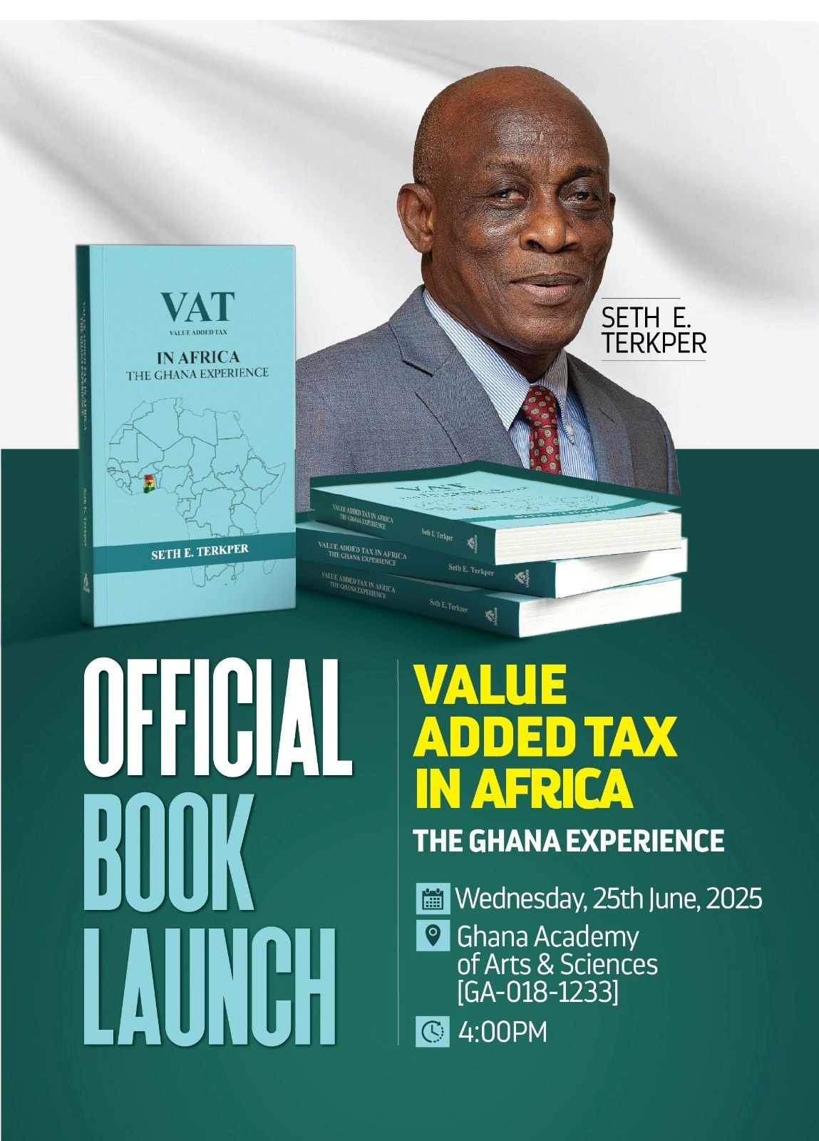 Terkper launches book on VAT journey and lessons for Africa today
