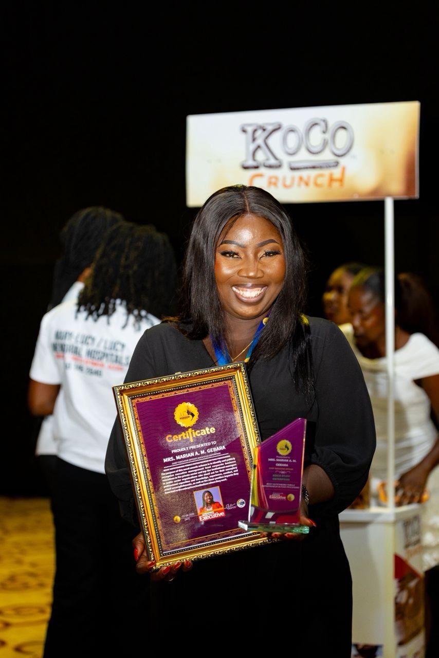 Marian Gebara Named Ghana’s Most Outstanding Female Entrepreneur in Food Processing