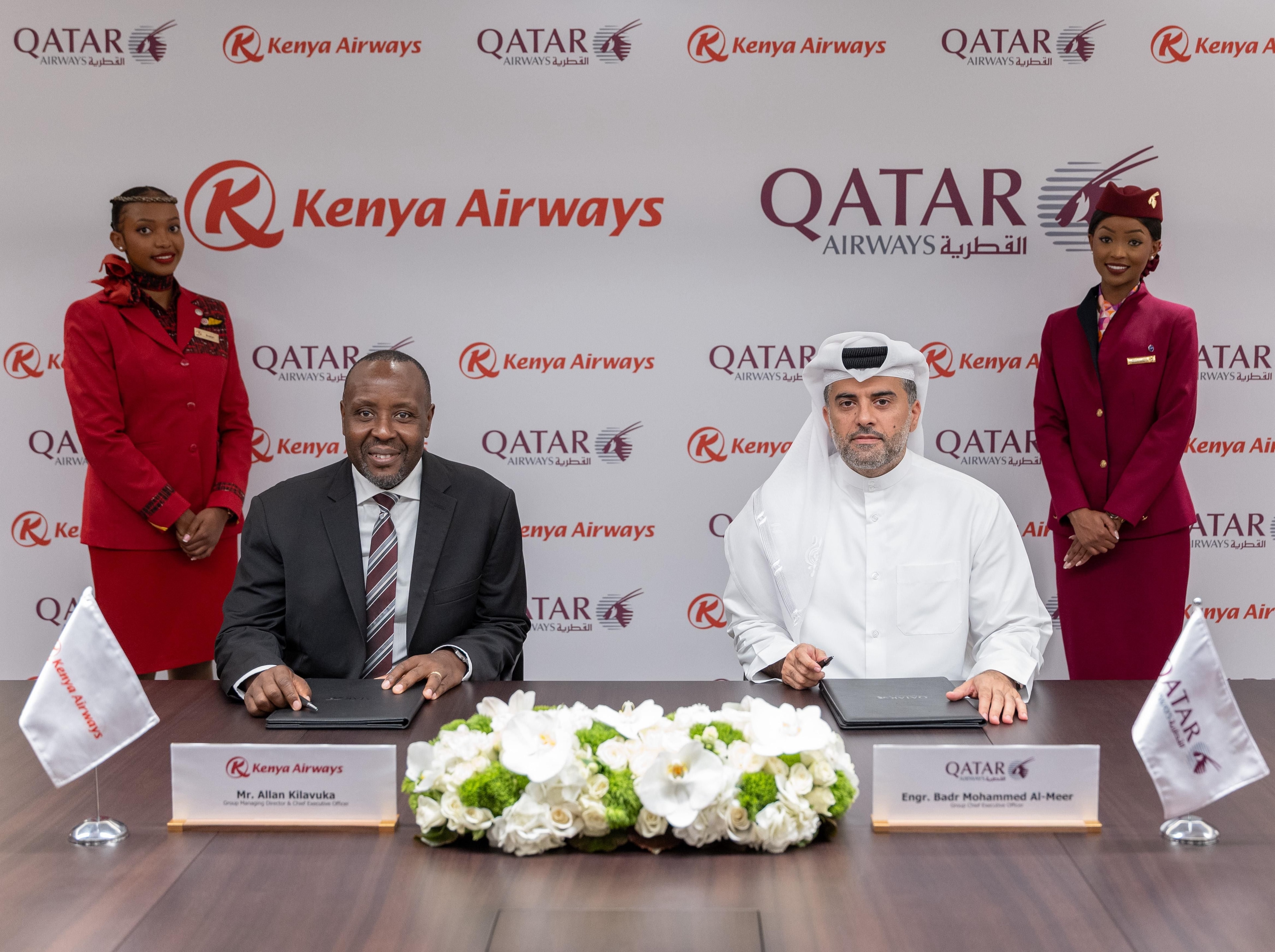 Kenya Airways & Qatar Airways ink an exciting strategic partnership