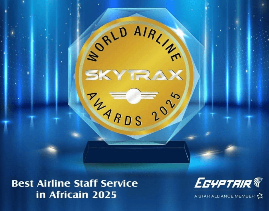 EgyptAir named best African Airline for passenger services