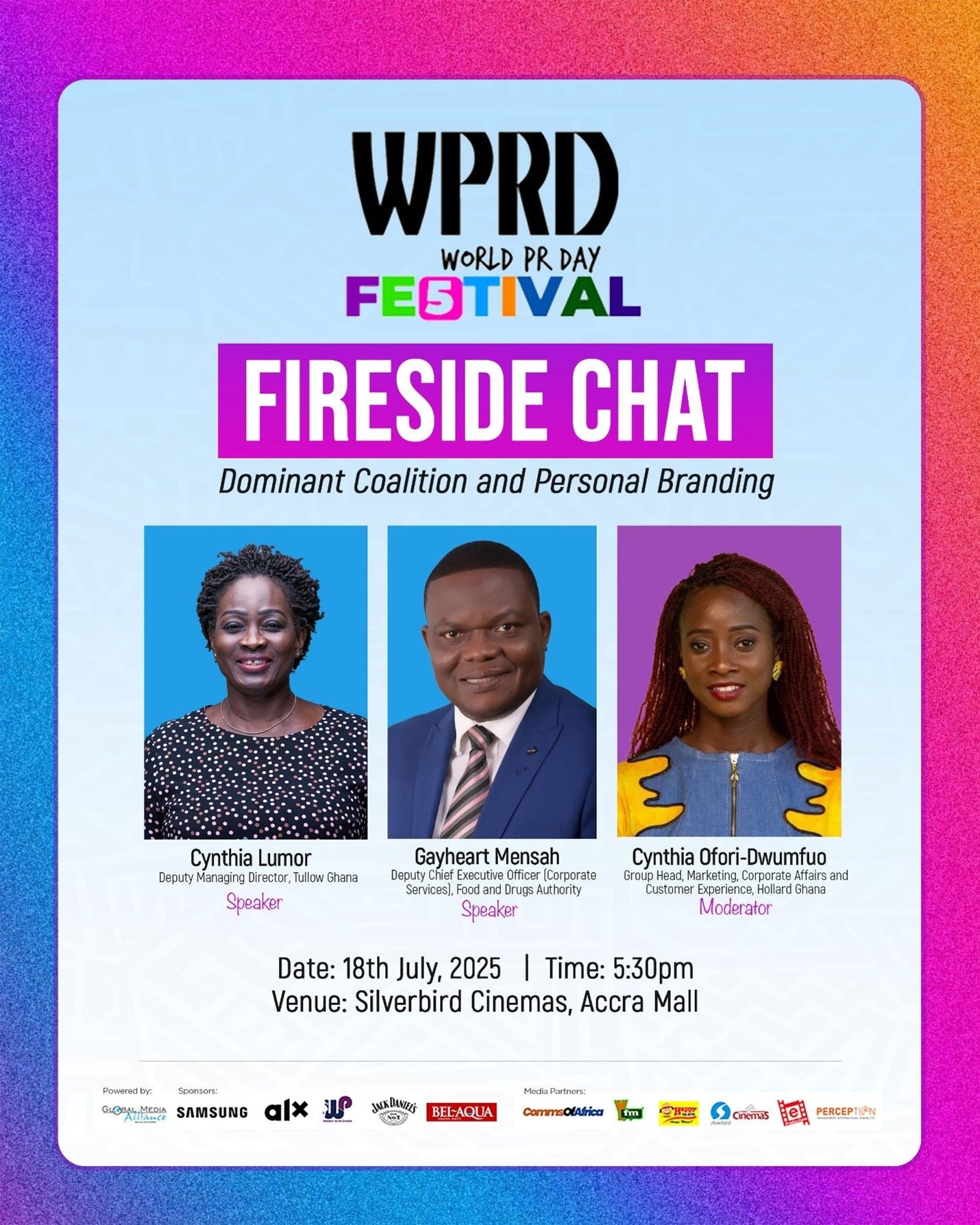 Global Media Alliance hosts high-level PR Fireside Chat to climax 2025 WPRD Festival