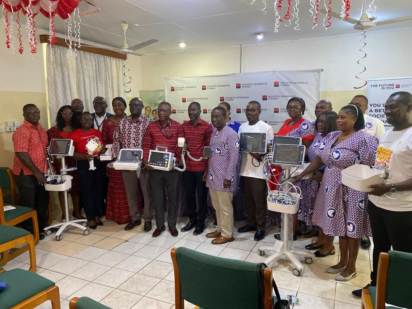SG donates over GH₵3,000 worth of cardio equipment to Korle-Bu’s NCTC