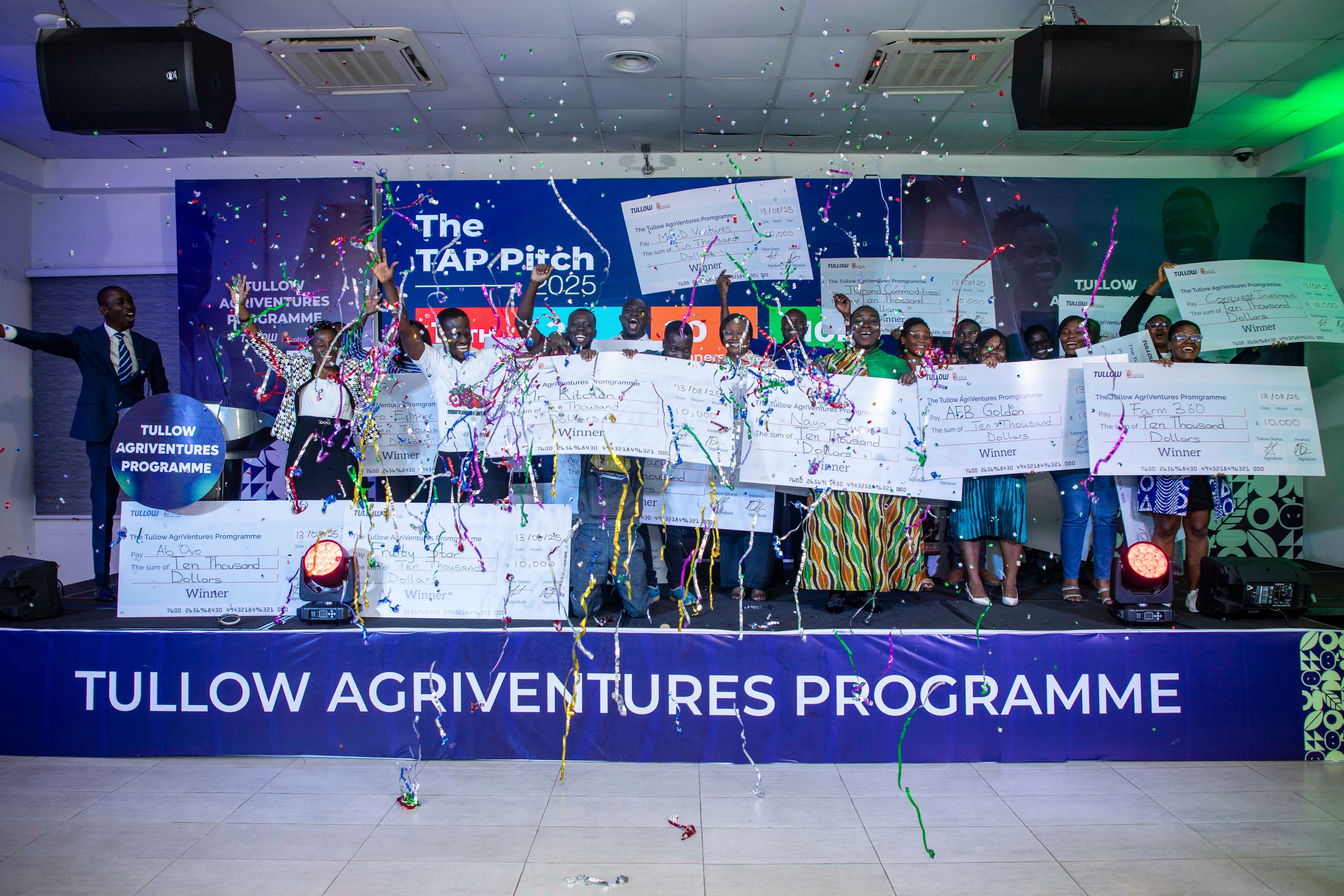 20 agribusinesses win US$10,000 each in Tullow AgriVentures Programme Pitch 2025