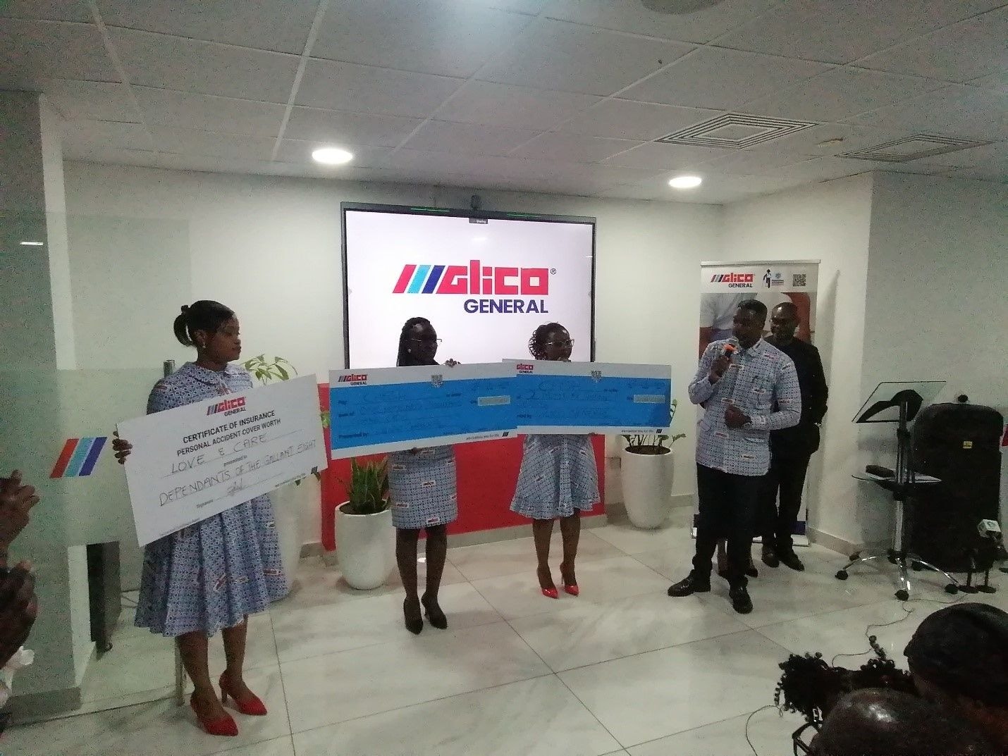GLICO presents GH¢2M in benefits and donations to families of fallen state officials