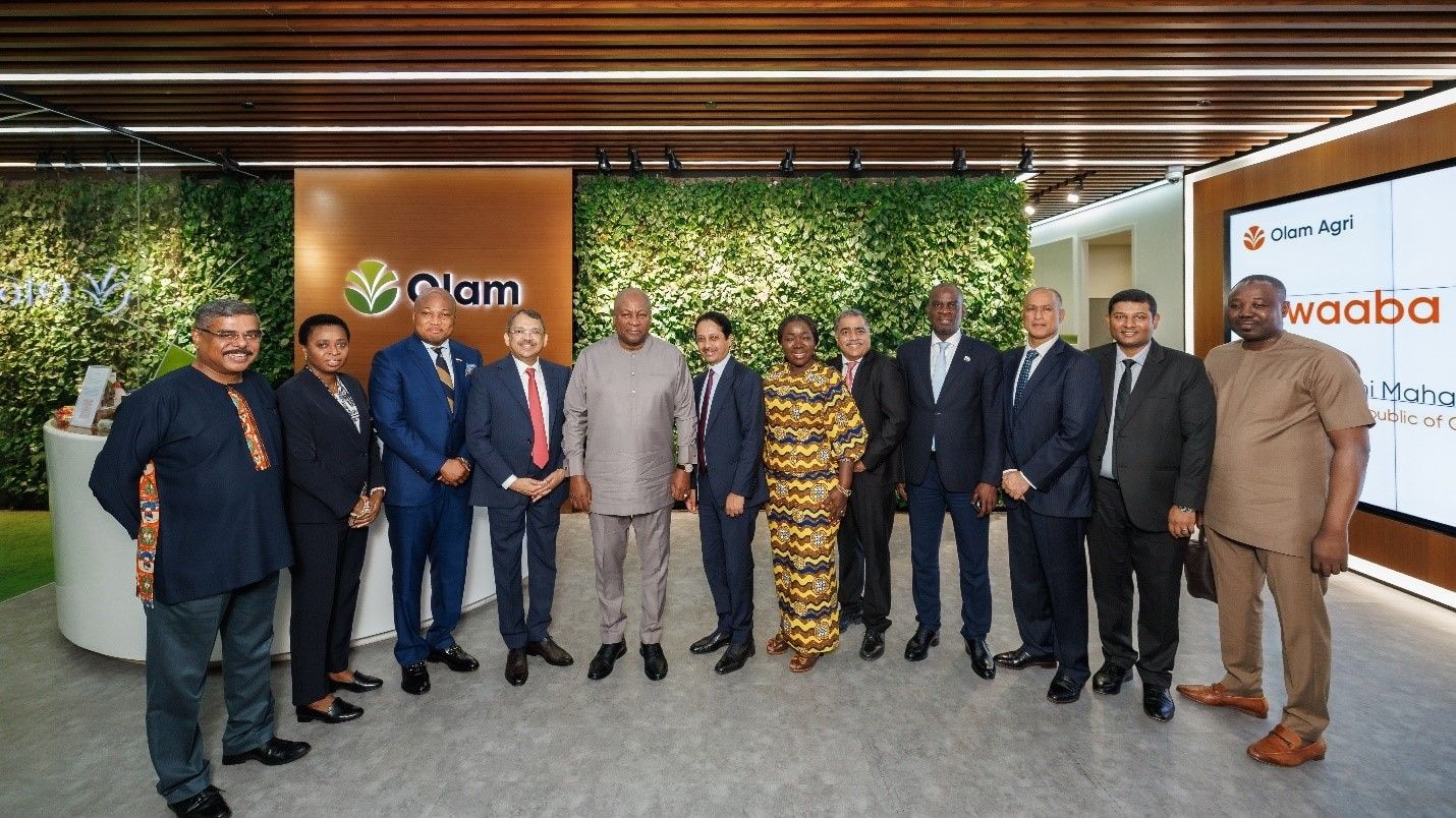 Mahama discuss food security and economic growth with Olam officials in Singapore