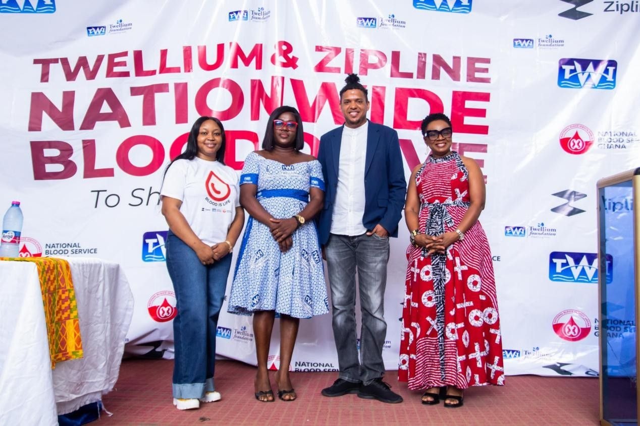 Twellium, Zipline launch one-year partnership for a nationwide blood donation drive