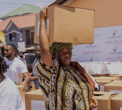 Kevin Okyere Foundation supports Fadama residents