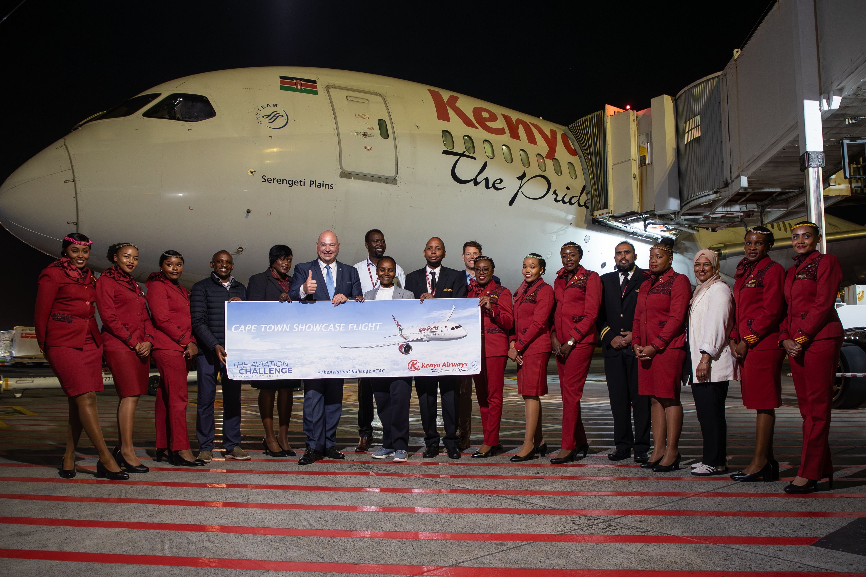 Kenya Airways operates Africa’s first intra African flight to Cape Town for Aviation Challenge 2025