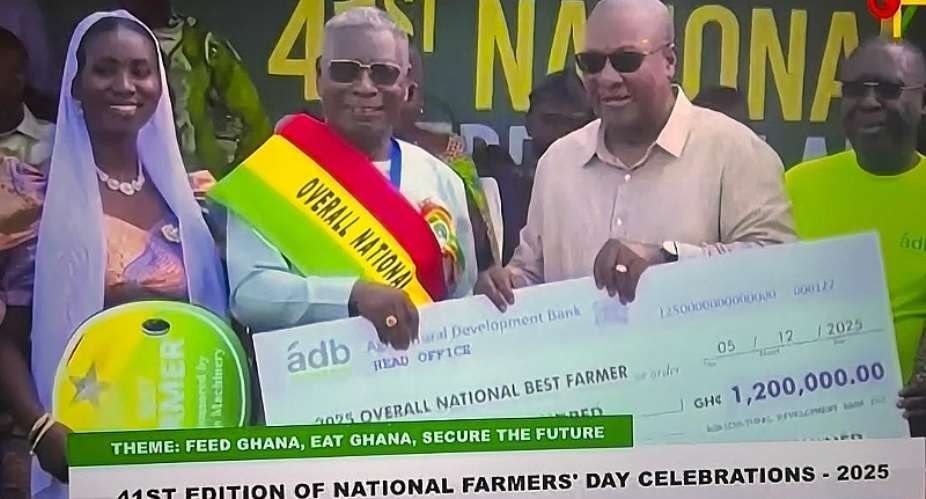 82-year-old wins GH¢1.2m National Best Farmer cash prize