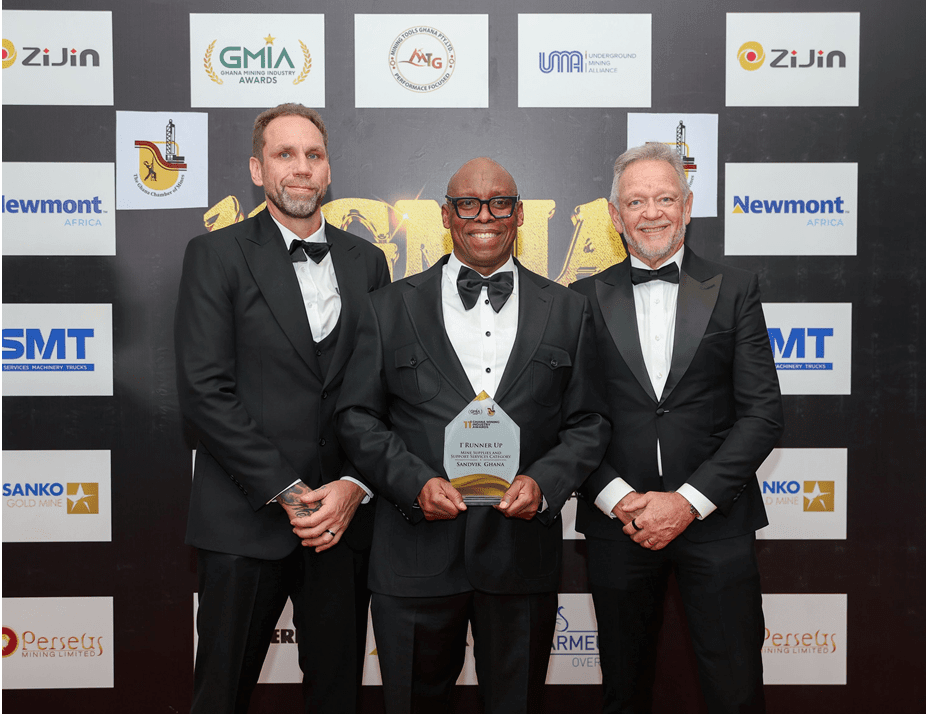 Sandvik Mining secures top honours at Mining Industry Awards in historic debut