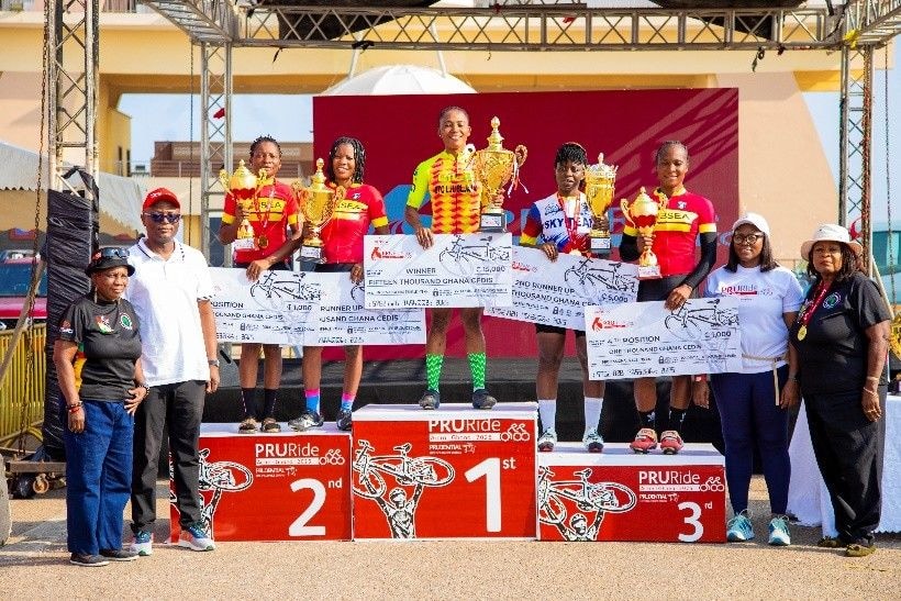 PruRide Accra champions health, youth empowerment, sustainability through cycling