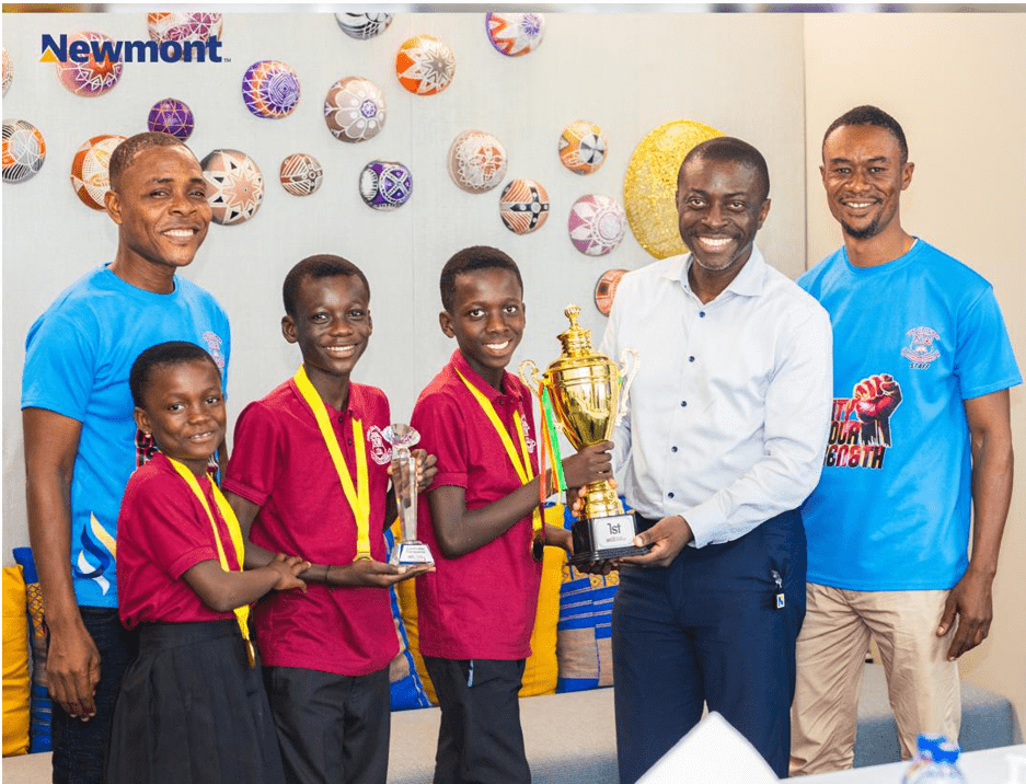 Newmont-Backed AI Smart Lab powers Kona D/A Students to victory at the Ghana Robotics Competition