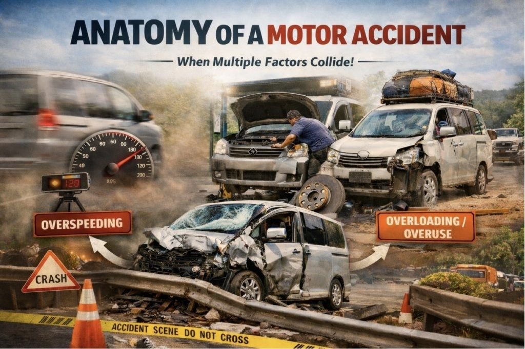 Anatomy of a motor accident: Why crashes are rarely about one thing