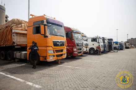 All six ‘missing’ trucks located in GH¢85m transit case - Ghana Link
