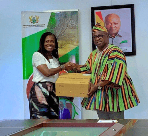 MTN donates equipment to climate ministry