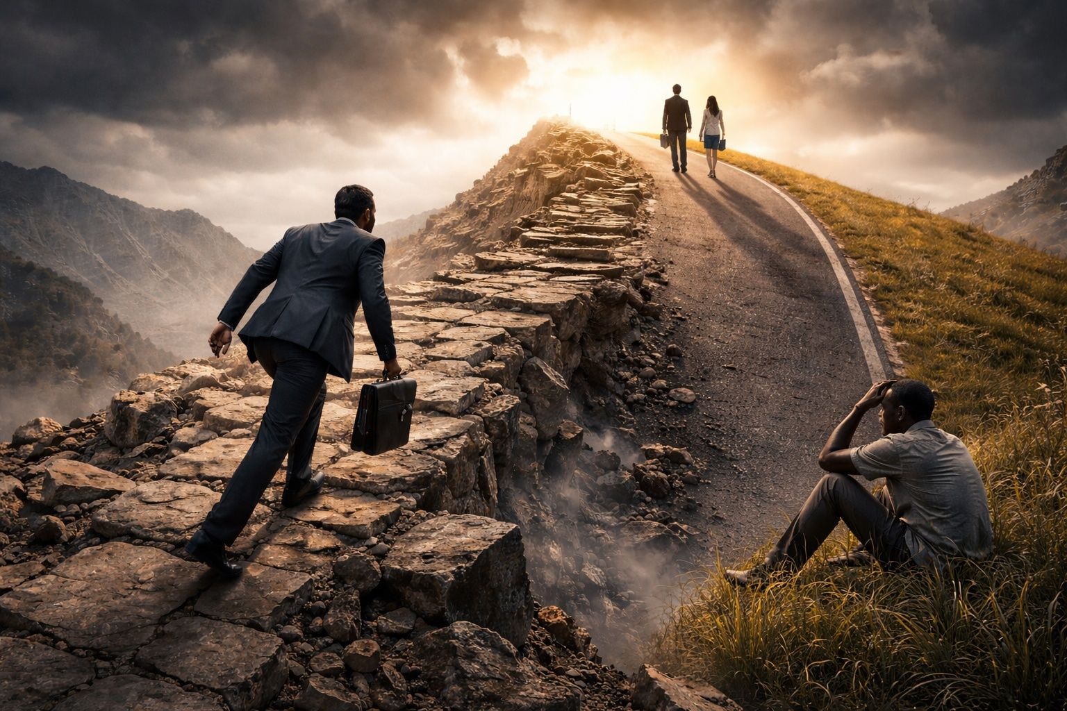 The Uneven Roads of Entrepreneurship.