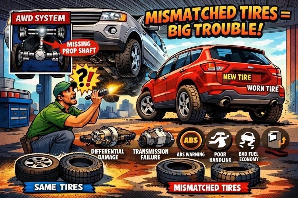 Mismatched tires: The cost saving practice that kills cars