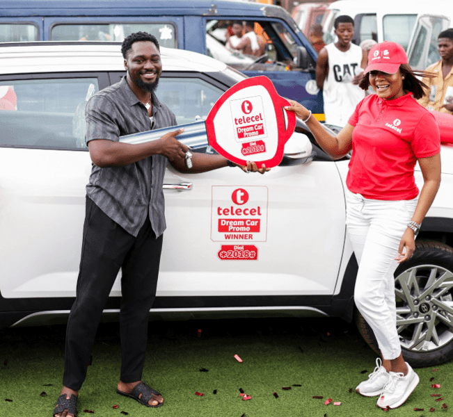 Architect wins brand new car in 14th Telecel Dream Car Promo