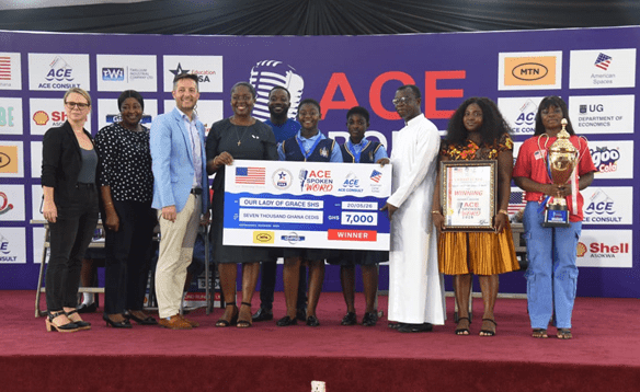 Our Lady of Grace SHS wins ACE Consult/US Embassy Spoken Word competition