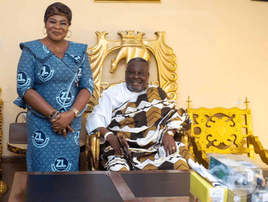 Zoomlion MD pays courtesy call on Nungua Mantse, seeks traditional blessings for new tenure