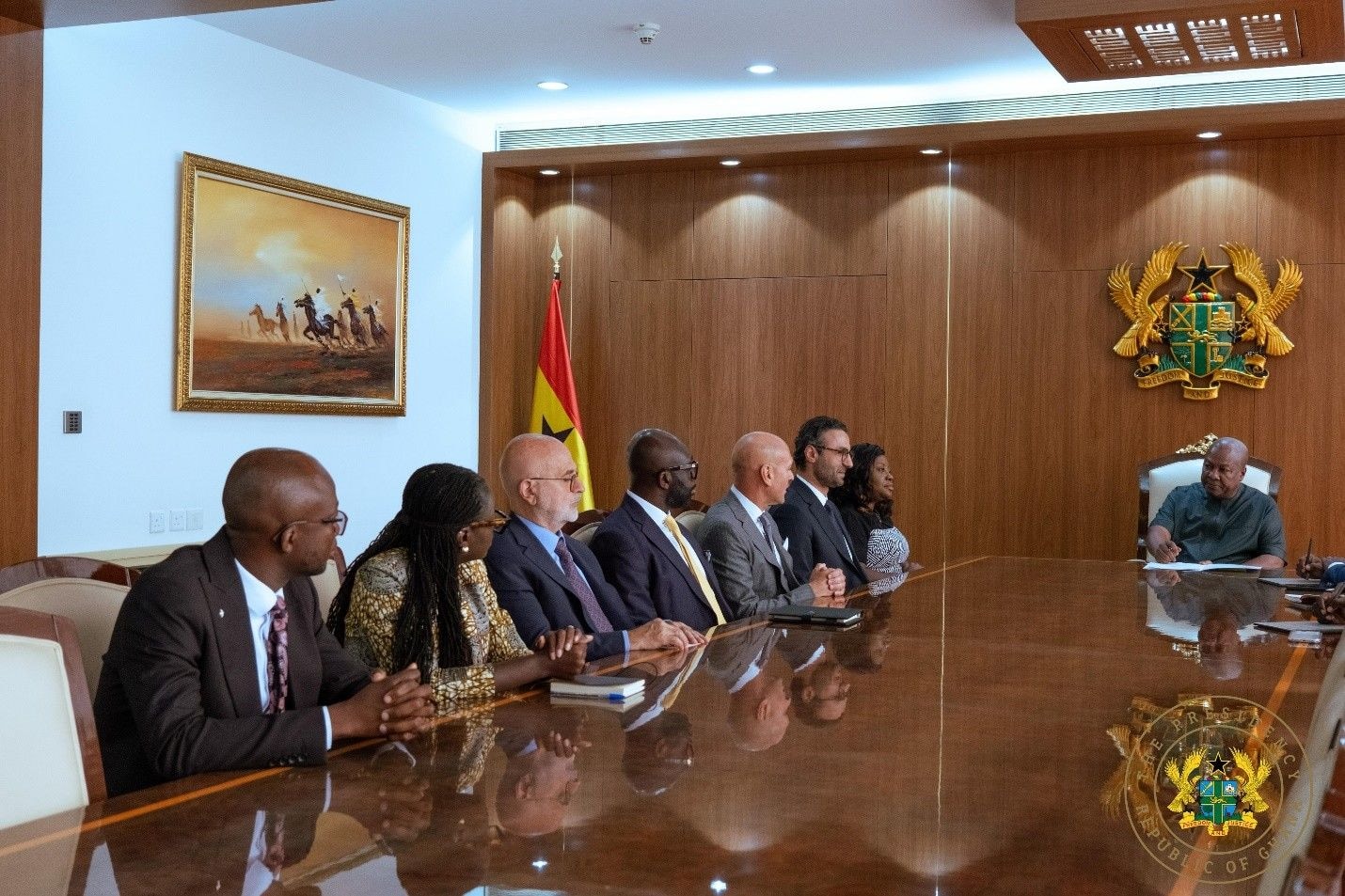 Telecel pays courtesy call on President Mahama reaffirms long-term investment