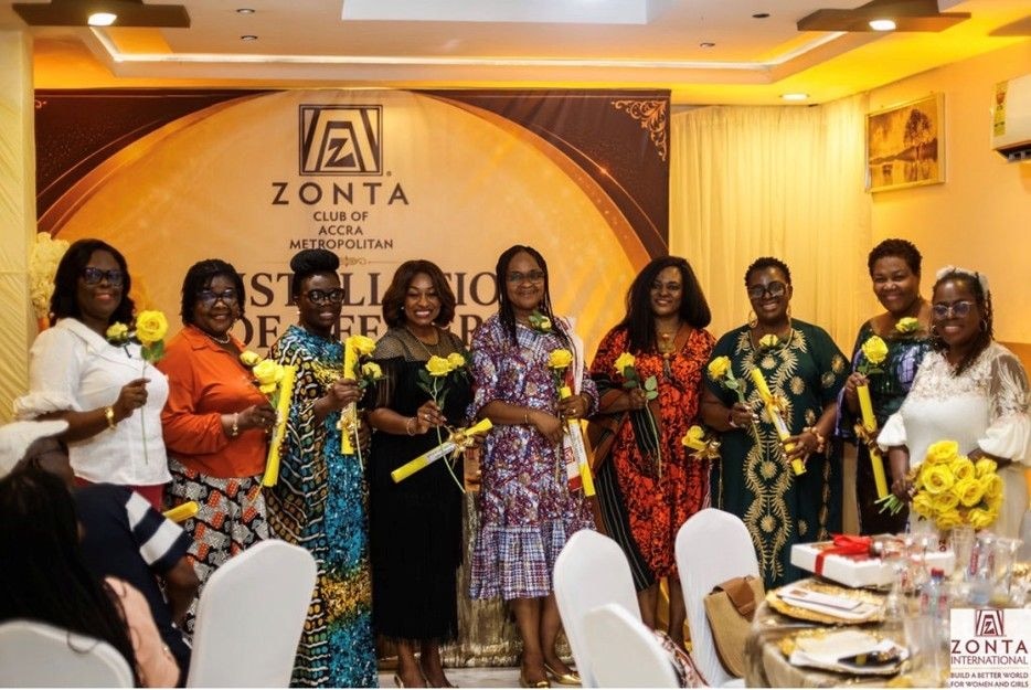 Zonta Club of Accra Metropolitan installs new officers for 2026–2028 biennium