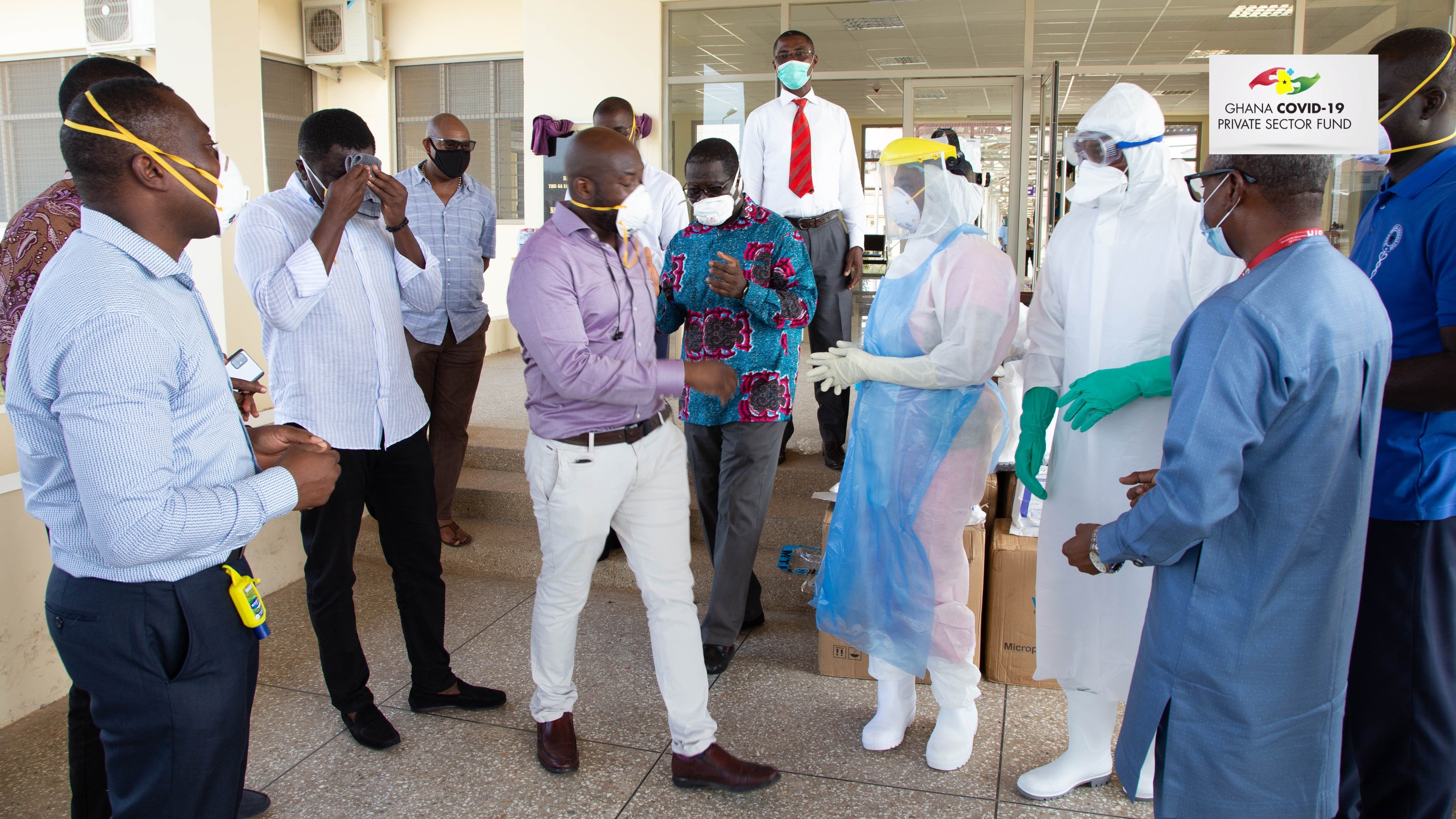 COVID-19 Private Sector Fund supports Treatment Centre with over 2000 PPE