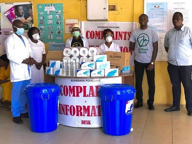 COVID 19: JarkWayne Missions donate to Adabraka Polyclinic