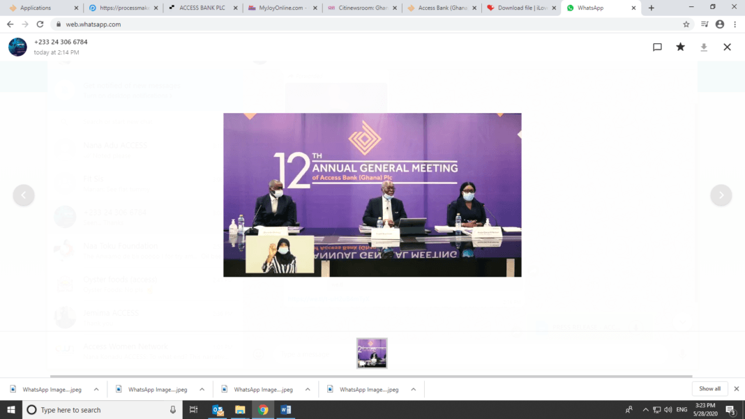 Access Bank embraces new normal with virtual AGM for shareholders