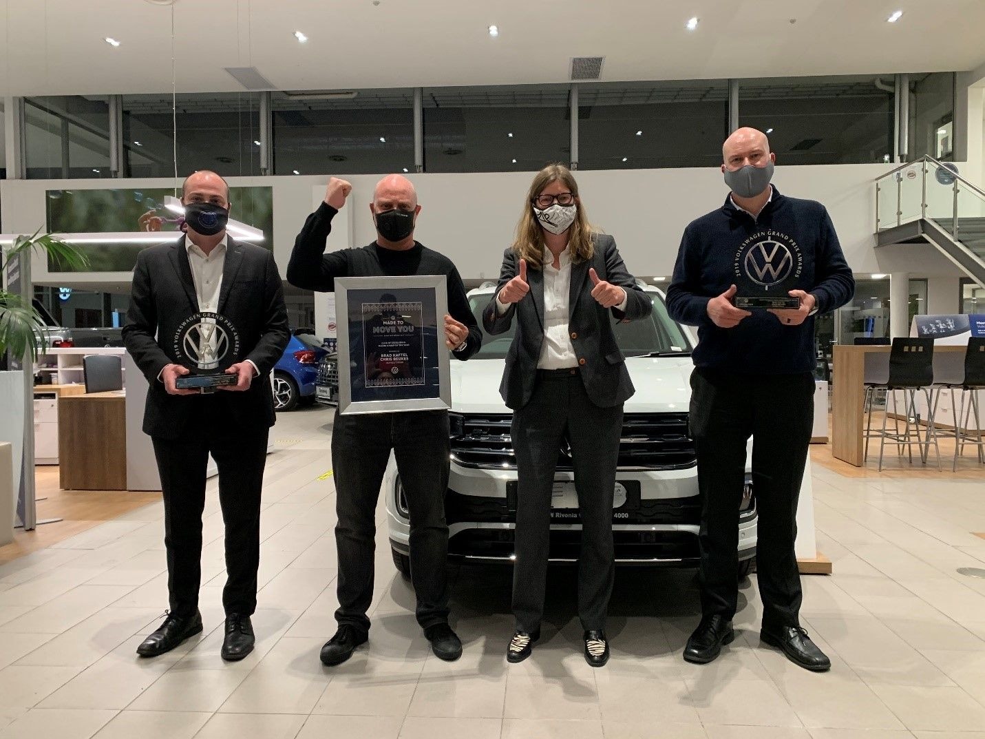 Volkswagen’s best dealers recognised via a virtual awards ceremony in SA