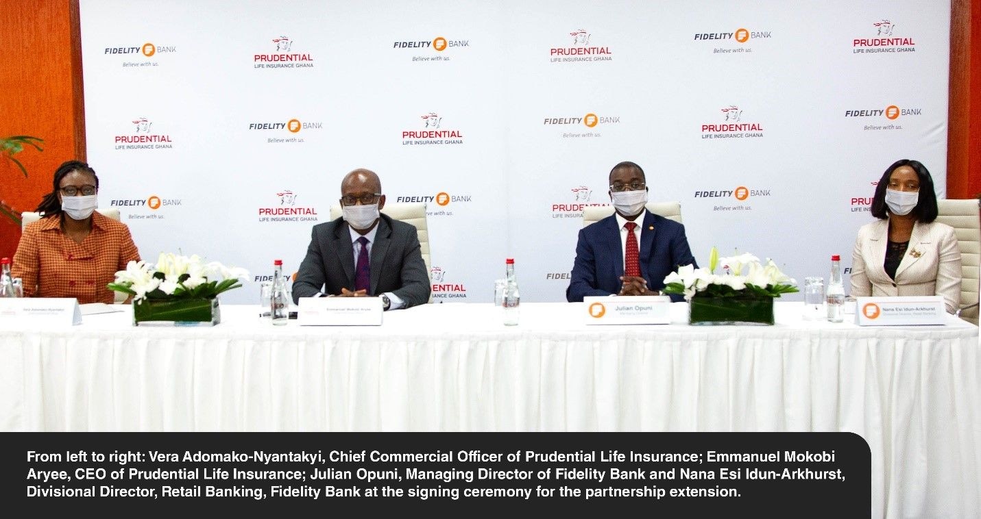Fidelity Bank and Prudential Life Insurance to extend bancassurance deal by 10 years