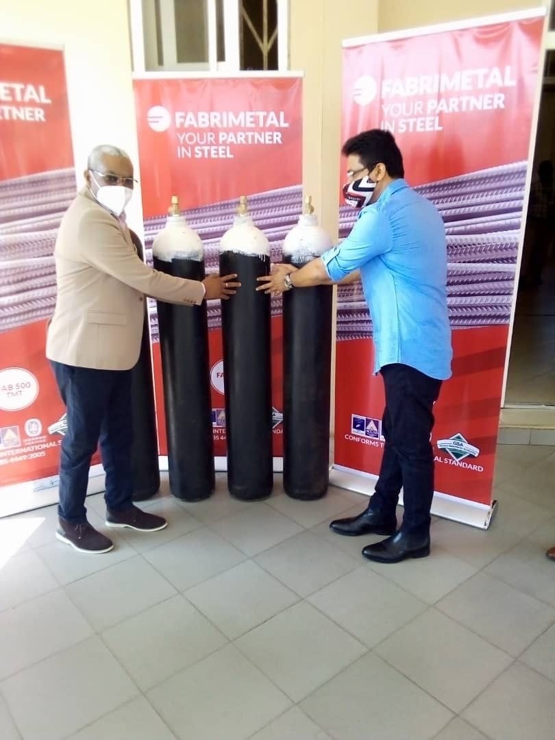 COVID-19: Fabrimetal donates 4000 cubic metres of oxygen to Korle-Bu