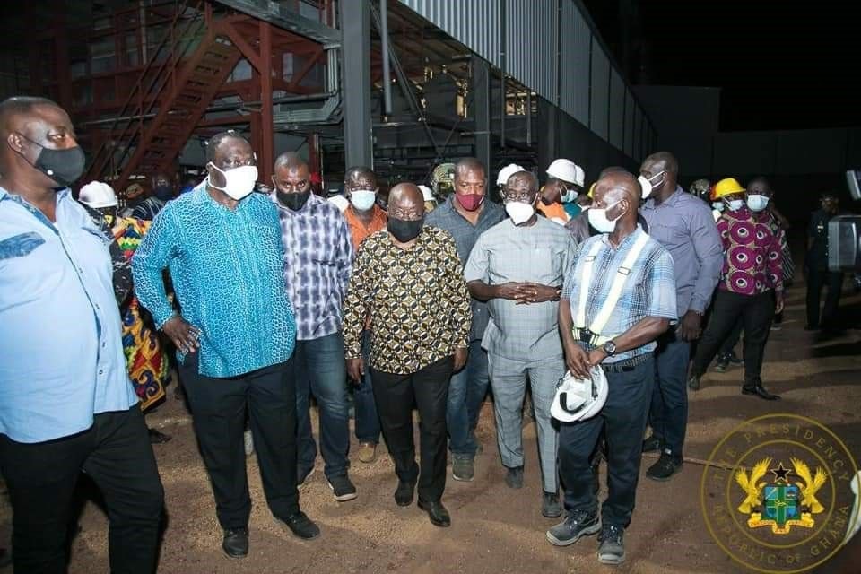 1D1F: President inspects US$34m Amantin starch processing factory