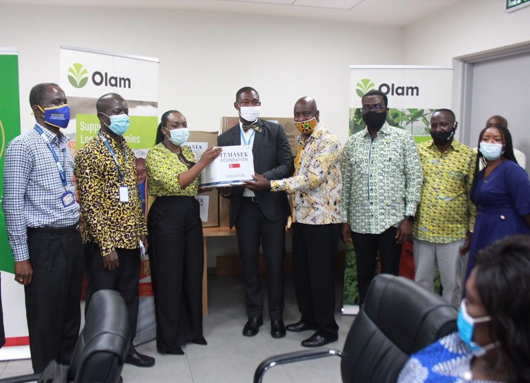Olam and Temasek donate COVID-19 PPE to Noguchi Institute