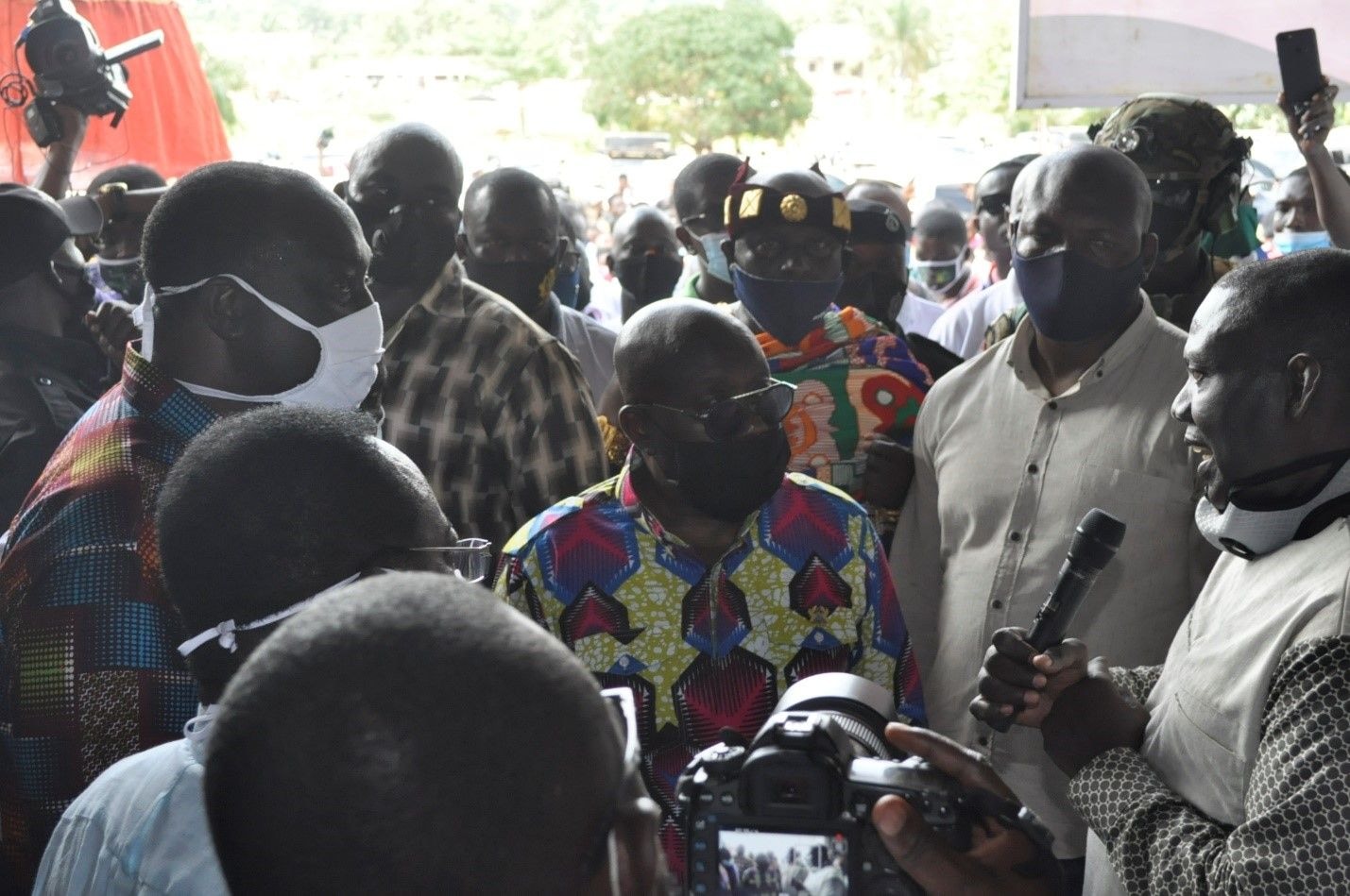 President inspects 1D1F fertilizer project in Asankare