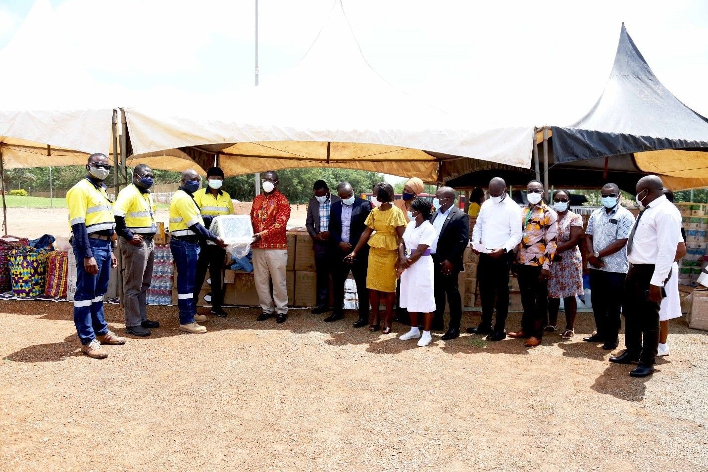 Newmont donates GH¢1.5m COVID-19 relief items to facilities in Bono & Ahafo
