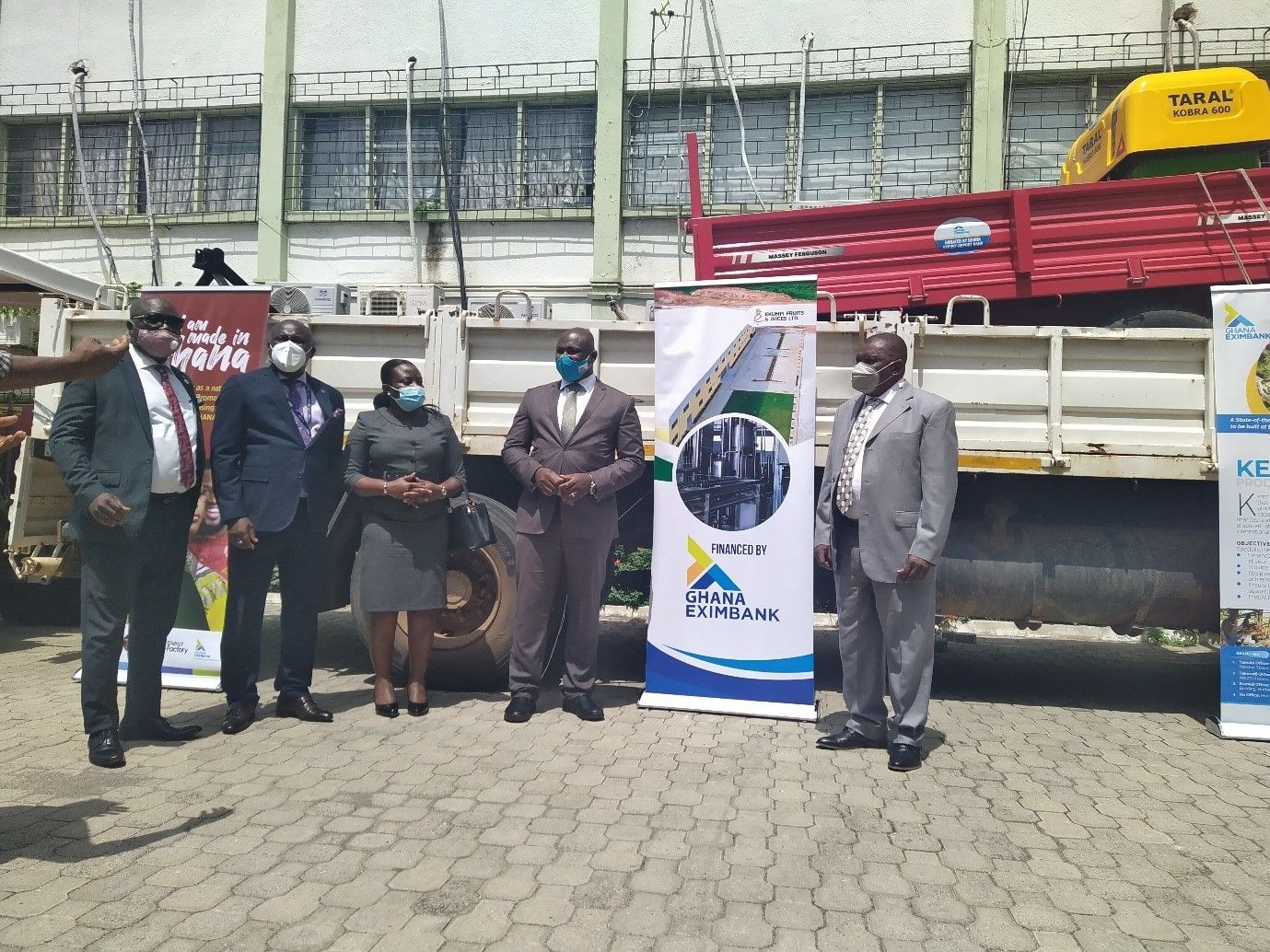GEXIM presents tractor to MoFA towards National Farmers’ Day