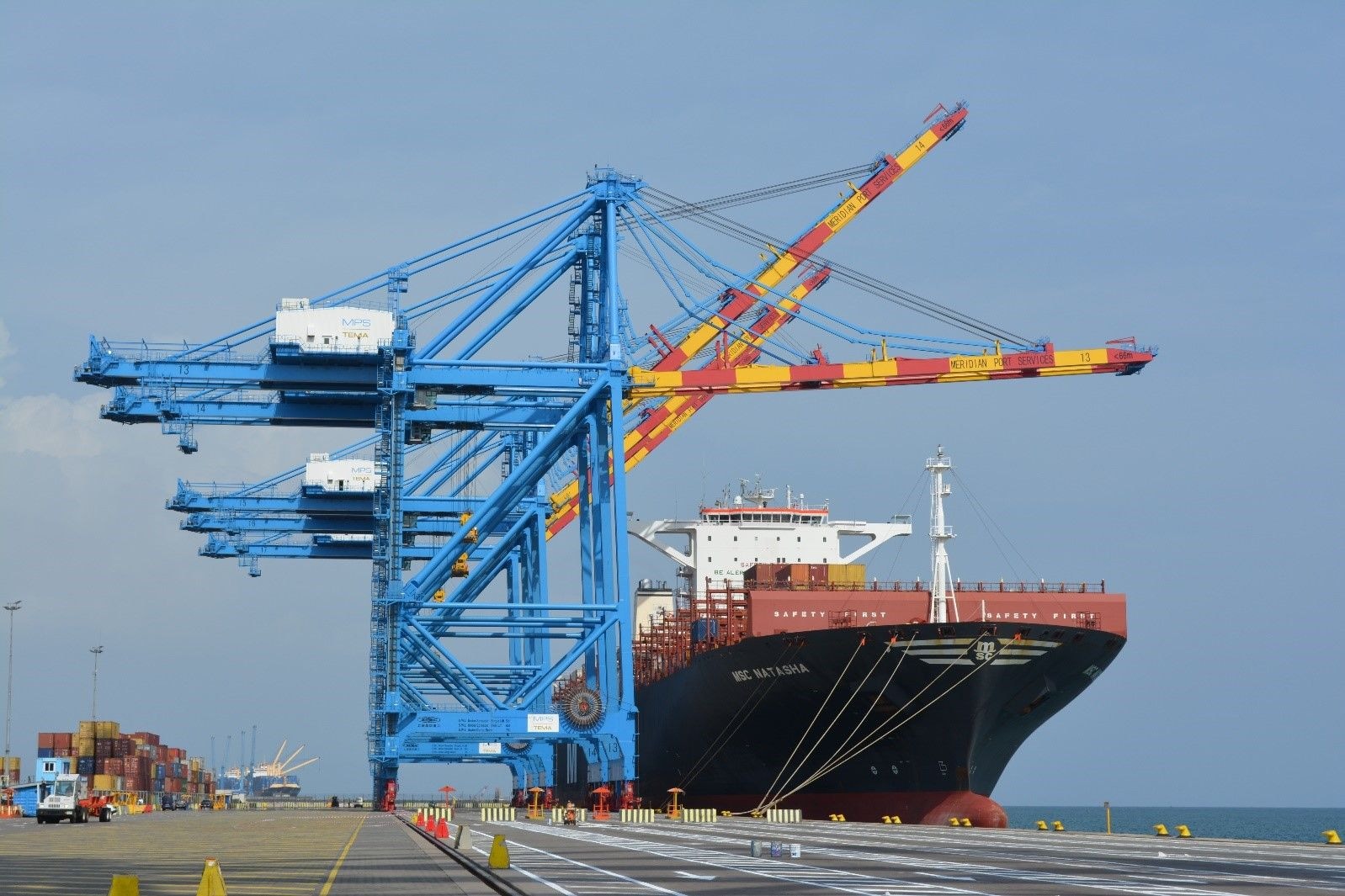 MSC Natasha calls at MPS Terminal 3 with 2,200 containers