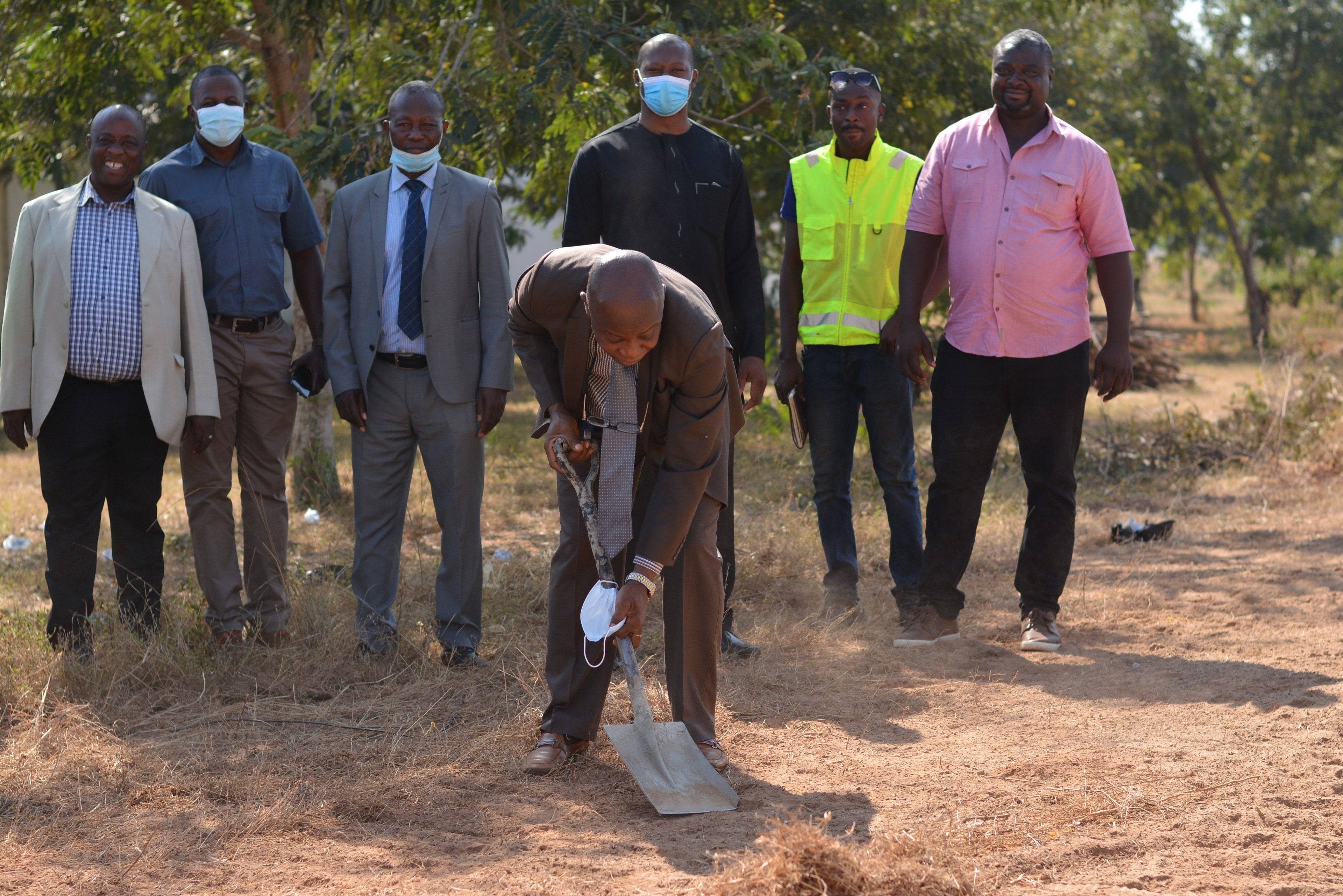 UDS-VC cuts sod for construction of WACWISA 3-storey office complex