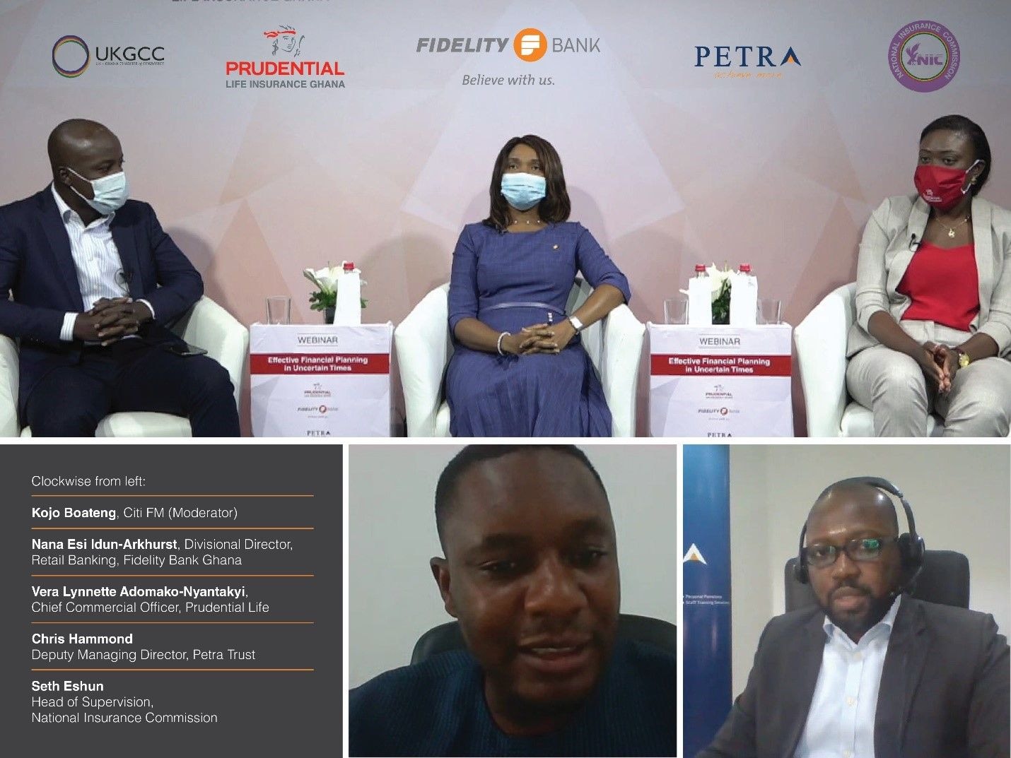 Prudential Life, Fidelity Bank, UKGCC hold financial planning webinar