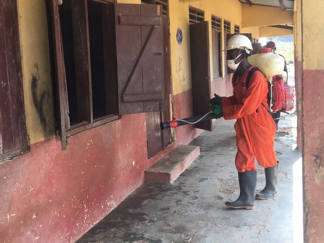 Ahead Of Reopening… Basic & SHSs in Oti benefit from mass disinfection