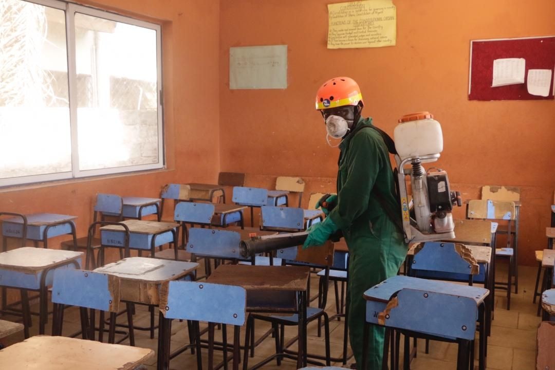 Ahead of reopening… Over 6,000 basic schools in Greater Accra undergo mass disinfection &fumigation