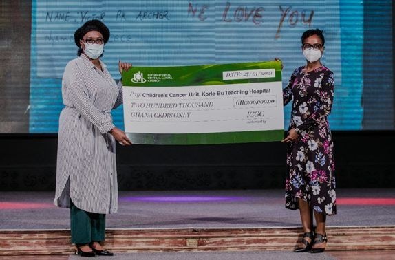 ICGC Christ Temple’s support to Korle Bu Children’s Cancer Unit a lifesaving gesture – Dr. Renner