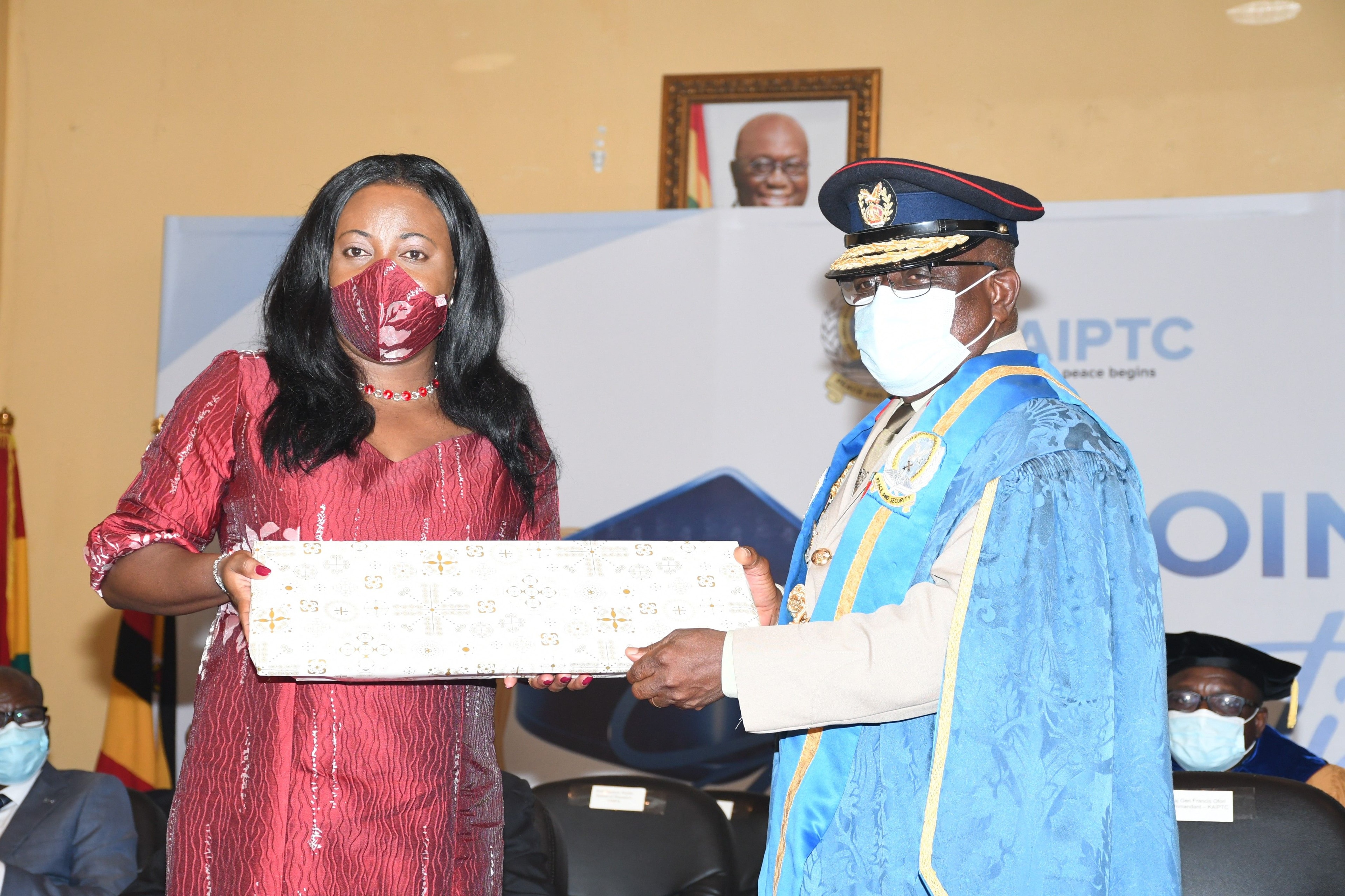 Explore technology trends to top corporate game – CEO of Vodafone advises KAIPTC graduates
