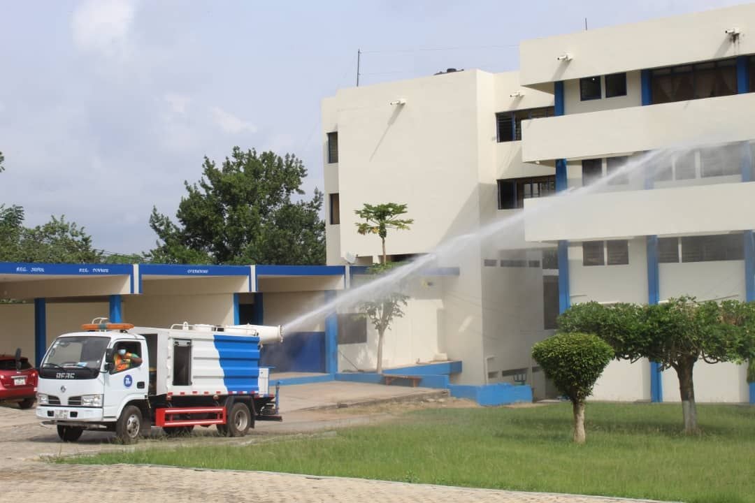 Police begin nationwide disinfection exercise