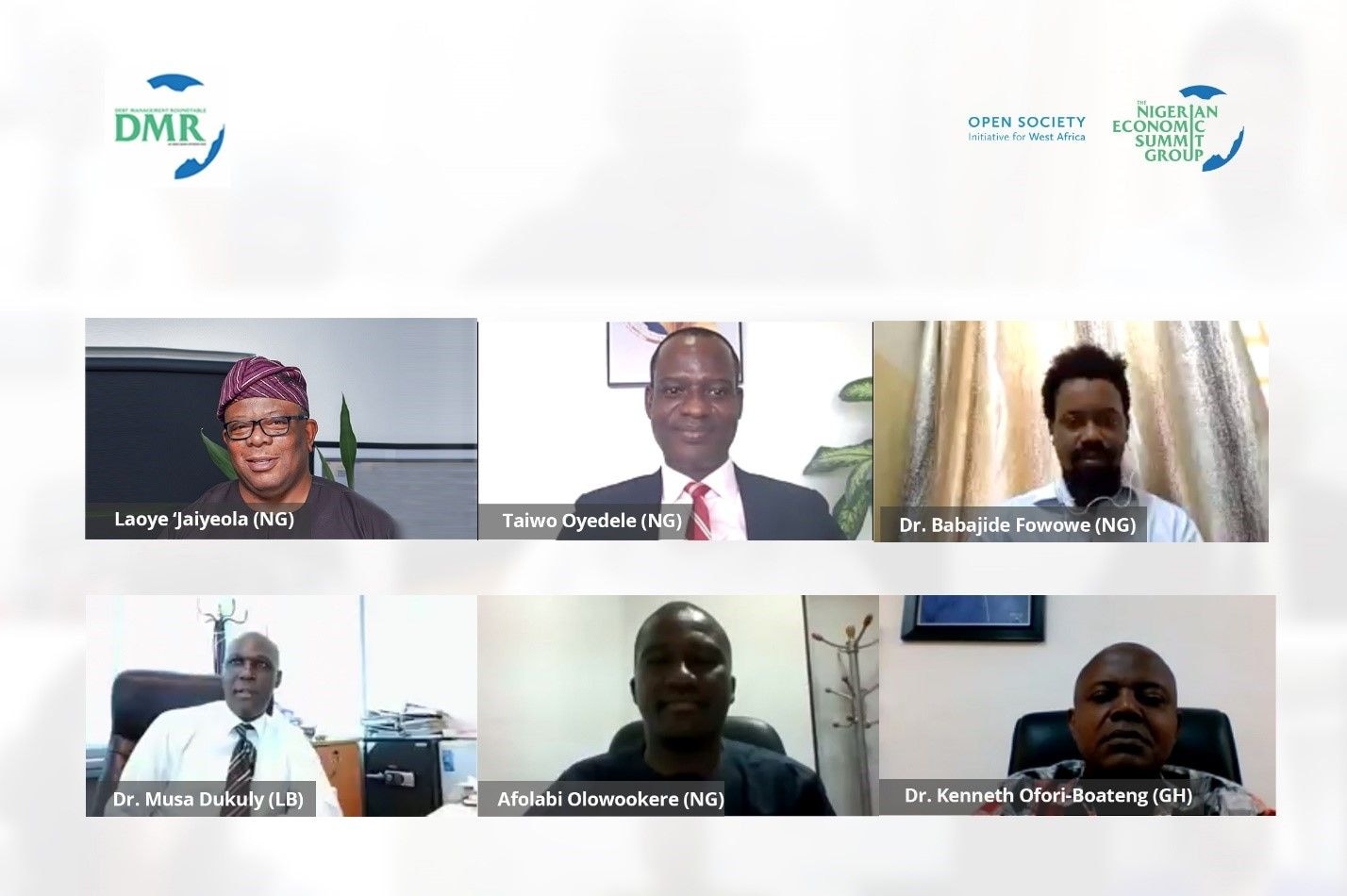 NESG launches Debt Management Roundtable