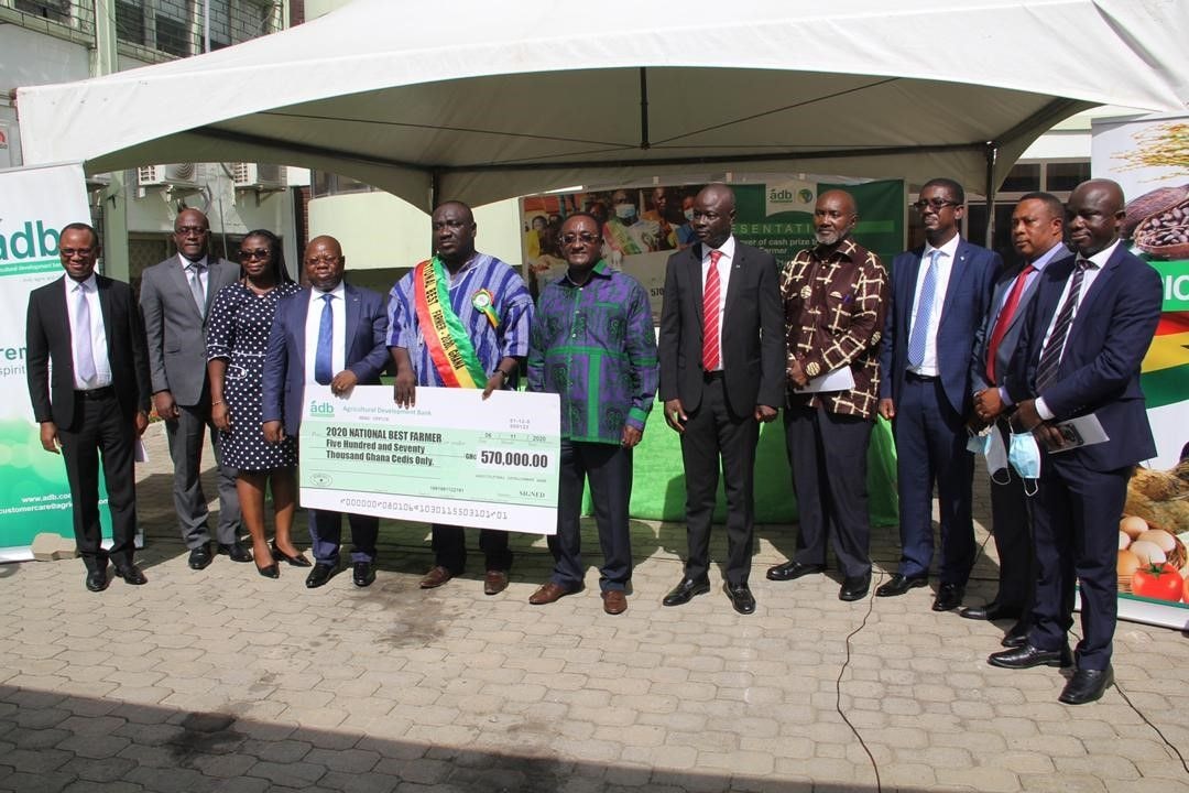 ADB, MOFA present GH¢570,000 to 2020 National Best Farmer