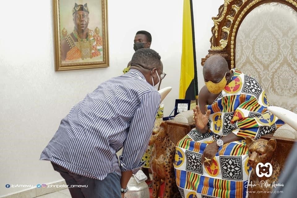 Asantehene calls for the demolishing of structures along right of way for railway projects